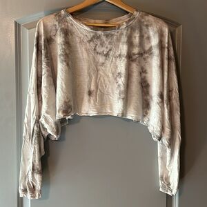 American Eagle long sleeve crop tee S